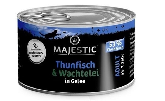 Thunfisch & Wachtelei in Gelee - Adult - 100g - Majestic