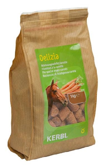 Delizia - Belohnungswürfel Karotte - Pferdesnack - 1kg