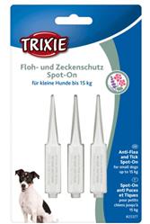 Spot On Floh-Zeckenschutz für Hunde bis 15kg - 3x1,5ml