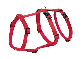 Geschirr Turva XS rot, ausbruchsicher Bauch:30-40cm