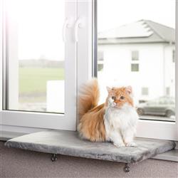 Fensterliegebrett - L - 75x35x2cm - grau